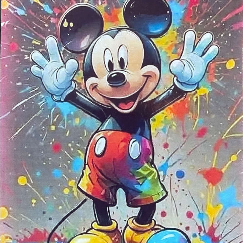 One of a kind Mickey themed notebook 🧩